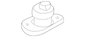 10397249 Gm Genuine Parts Rear Suspension Support Insulator