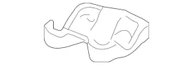 15130472 Gm Genuine Parts Rear Spring Anchor Plate
