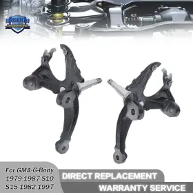 Goodshepherd18 Gp1233862dh Pair Disc Brake Stock Spindle Steering Knuckle For Gma-g-body 79-87 S10/15 82-97