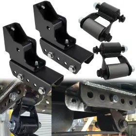 6101 Gtb 1.5 Inch Rear Shackle Relocation Kit With For 84-01 Jeep Cherokee Xj