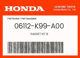 06112-k99-a00 Honda Genuine Gasket Kit B -