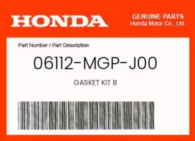 06112-mgp-j00 Honda Genuine Gasket Kit B -