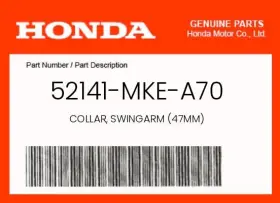 52141-mke-a70 Honda Genuine Collar Swingarm 47mm -