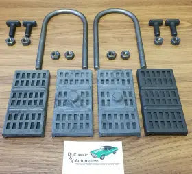 Eb-kxxx43 Hugger Performance 67-69 Camaro Firebird 68-72 Nova Mono Leaf Spring Pad U-bolt T-bolt Kit Oe Nuts