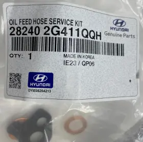 28240-2g411-qqh Hyundai Genuine Parts Oil Feed Hose Service Kit 28240-2g411-qqh Hyundai Genuine Parts Oil Feed Hose Service Kit