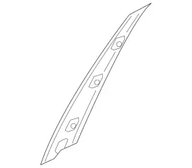 82260-s1010 Hyundai Genuine Door Applique