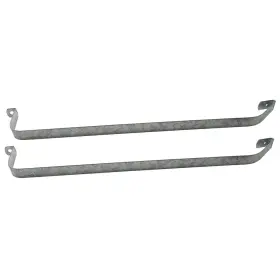 Inl11037 Inline Tube Fuel Tank Mounting Straps Gas Galvanized 1968-72 Chevelle Gto Cutlass 2pc