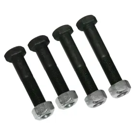 Inl11923 Inline Tube Steering Arm To Spindle Bolt Lock Nuts Drum Brake 1967-72 Chevelle Lemans 8pc
