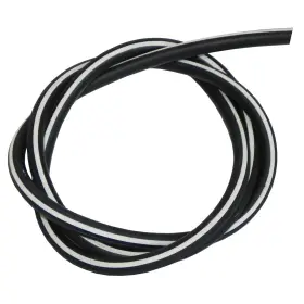 Inl13391 Inline Tube Vacuum Hose Correct White Stripe 5/32 Inch With 3 Ribs 1969-72 Gm Sold By The Foot