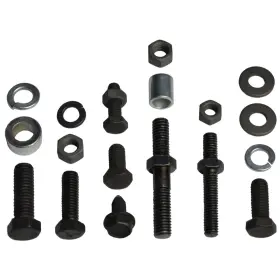 Inl14461 Inline Tube Power Steering Pump To Engine Mounting Hardware 1968-72 Oldsmobile Cutlass 19pc Inl14461 Inline Tube Power Steering Pump To Engine Mounting Hardware 1968-72 Oldsmobile Cutlass 19pc