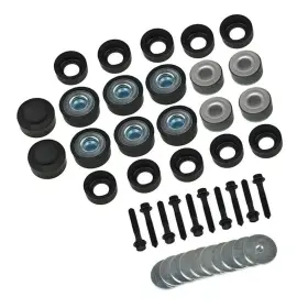 Inl30854 Inline Tube Body Mount Bushings Cushions And Bolts 1968-70 Chevelle Convertible 20pc