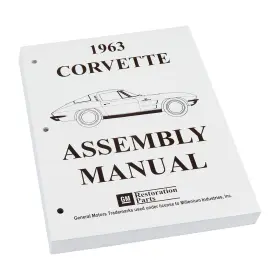 La7060 Inline Tube Factory Assembly Manual Rebuild Instruction Book 1963 Chevrolet Corvette