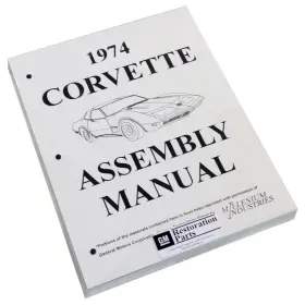 La7170 Inline Tube Factory Assembly Manual Repair Restore Book 1974 Chevrolet Corvette