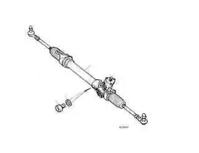 T4a13857 Jaguar 2018 F-pace Steering Gear Rack Oem