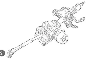 68439606aa Jeep 2019-2021 Renegade Bare Steering Column Only Oem