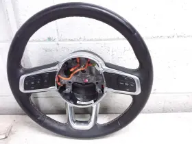 235.ch9a20 Jeep/plymouth Truck 2020 Gladiator Black Leather With Silver Accent Steering Wheel Heated Oem Part
