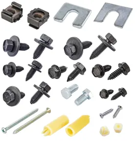 90859 Jegs Front End Fastener Kit 1966-1967 Pontiac Gto Lemans Tempest Black Fin