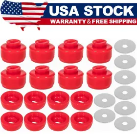 7-141 Jf-auto Body Cab Mount Bushing Kit For Chevy Silverado 1500 1999-2014 Gmc Sierra