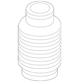 54625-f2000 Kia Genuine Dust Cover