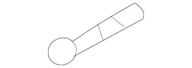 Kia 55230-4d100 Genuine Lower Control Arm Pivot Bolt
