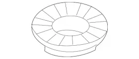Kia 55334-p2000 Genuine Upper Pad