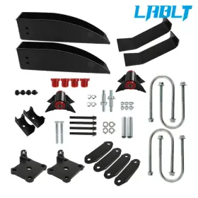 Om287469oc Lablt Rear Leaf Spring Relocation Pocket Kit Axle Seats For 1955-57 Chevy Belair