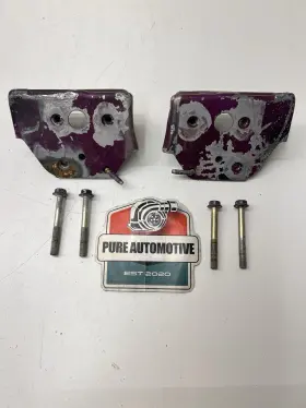 52011-53010 Lexus 2001-2005 Is300 Front Frame Rail Cap Crash Bar Bracket Pair Oem Damage 131