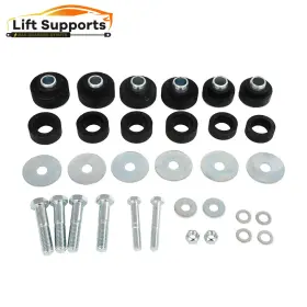 L180858rts Liftsupports For 1967-72 Chevy Camaro Firebird Subframe Bushing Kit With Hardware Bolts Washers