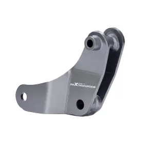 Dt83tg Maxpeedingrods 2-6 Inch Lift Track Bar Drop Bracket For 03-08 Dodge Ram 2500/3500 4wd Gray