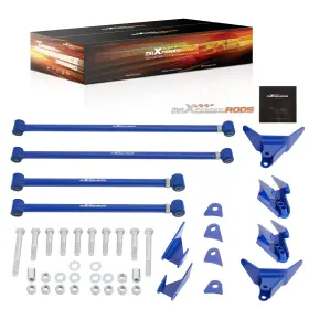 M05i19 Maxpeedingrods Rear Triangulated 4 Link Kit For Chevrolet S10 1994-2004 Welded Brackets M05i19 Maxpeedingrods Rear Triangulated 4 Link Kit For Chevrolet S10 1994-2004 Welded Brackets