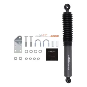Mfude2 Maxpeedingrods Front Steering Stabilizer Kit For Silverado Sierra 4wd 1999-2006