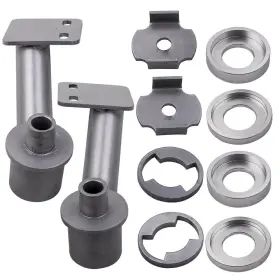 Qwdan2 Maxpeedingrods Cradle Bushing Lockout Kit Bolt-on Replacement For Ford Mustang 2015-2020
