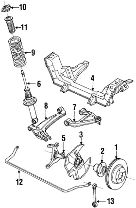 N021-34-111 Mazda Genuine Spring Bumper