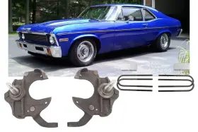 Mcg6874 Mcgaughys 1968-1974 Chevy Nova Lowering Kit 2.00 Inch Front Rear Drop