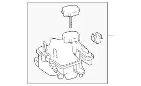 000-466-95-02 Mercedes-benz Genuine Oil Reservoir Steering