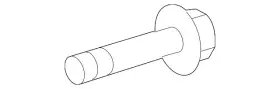 Mercedes-benz 001990770065 Genuine Strut Upper Bolt