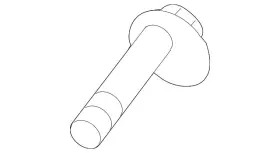 002-990-45-20 Mercedes-benz Genuine Rear Lateral Arm Outer Bolt