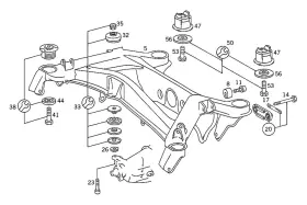 124-350-04-41 Mercedes-benz Genuine Repair Kit