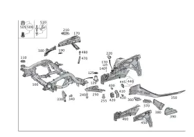 164-331-10-40 Mercedes-benz Genuine Holder