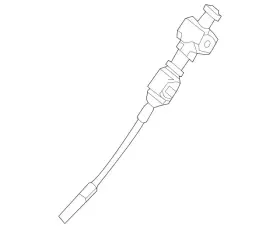 166-462-00-13 Mercedes-benz Genuine Intermediate Shaft