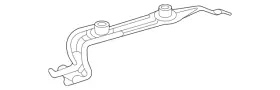 167-331-80-00 Mercedes-benz Genuine Front Bracket