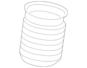 177-323-50-00-64 Mercedes-benz Genuine Elastomeric Boot