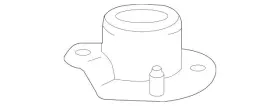 205-322-02-84-64 Mercedes-benz Genuine Helical Spring Shim