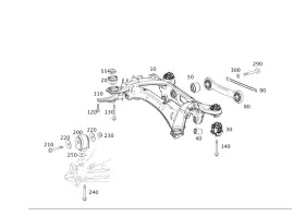 205-352-08-00-64 Mercedes-benz Genuine Stop Plate