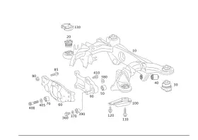 221-351-17-42 Mercedes-benz Genuine Rubber Bushing