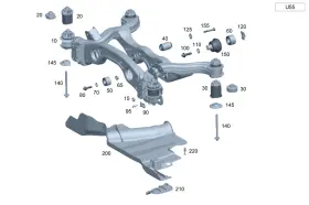 246-350-54-01 Mercedes-benz Genuine Vibration Absorber
