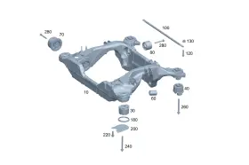 297-352-44-00 Mercedes-benz Genuine Stop Plate