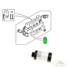 Stc2762 Miami British Land Rover Suspension Valve Block Filter Silencer Range P38 Mb Oem