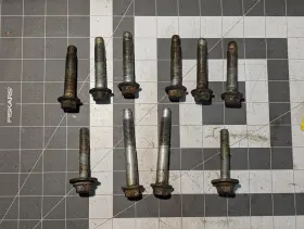 33306770527 Mini Cooper Front Subframe Bolt Set 10pcs 6770527 6774713 6772432 02-13 R50 R52 R53 R56