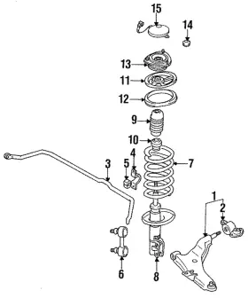 Mb633330 Mitsubishi Genuine Spring Seat